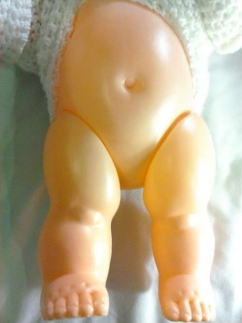 Large Kewpie doll, about 50cm tall, moving arms, legs and head.