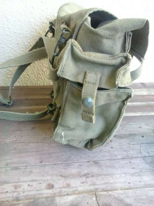 Army canvas sling bag