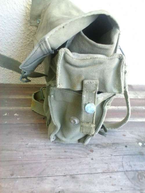 Army canvas sling bag