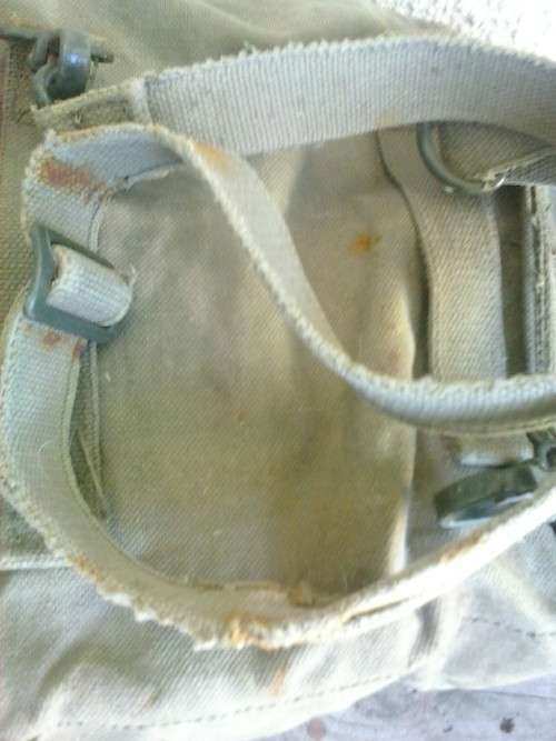 Army canvas sling bag