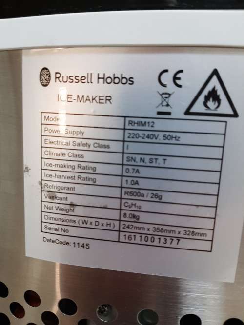 Russel Hobbs Ice Maker