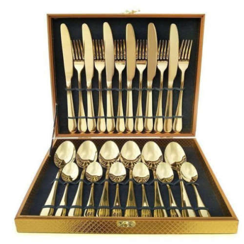 Gold Cutlery set