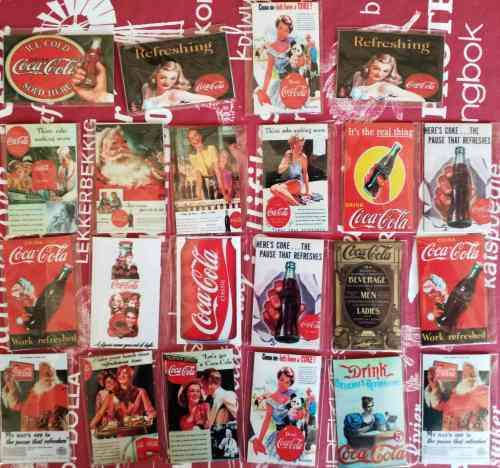 Coca Cola Fridge magnets x22