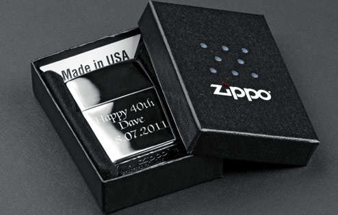 Zippo lighter, High polish, free engraving