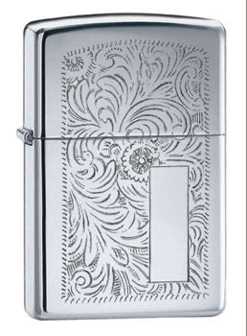 Venetian Chrome Zippo Lighter