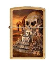 Skull Throne Zippo Lighter.