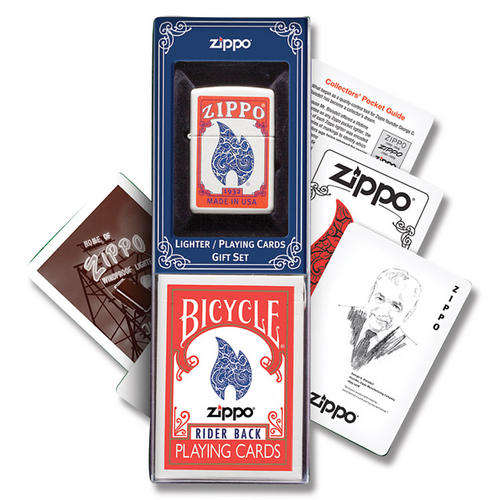Zippo Lighter and Playing cards set