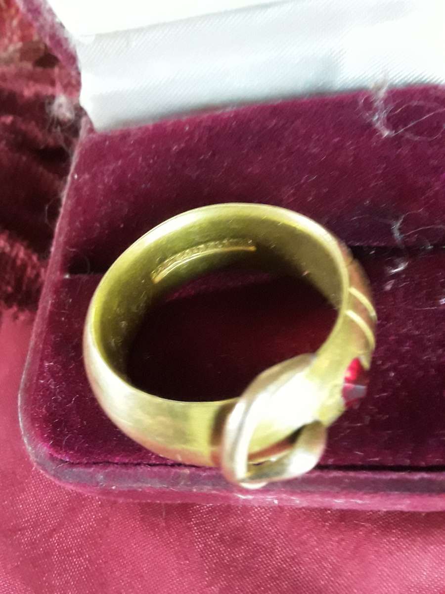 Men`s Ring (22kt Gold Plated)