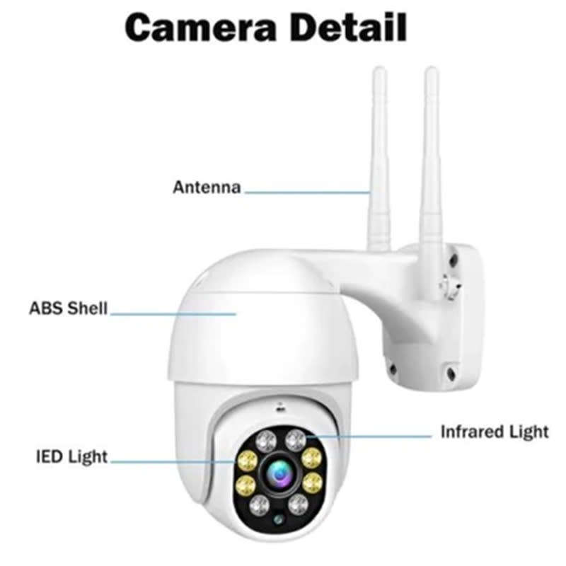 HD 1080P WiFi IP Camera Security Surveillance Two-Way Audio Waterproof Outdoor
