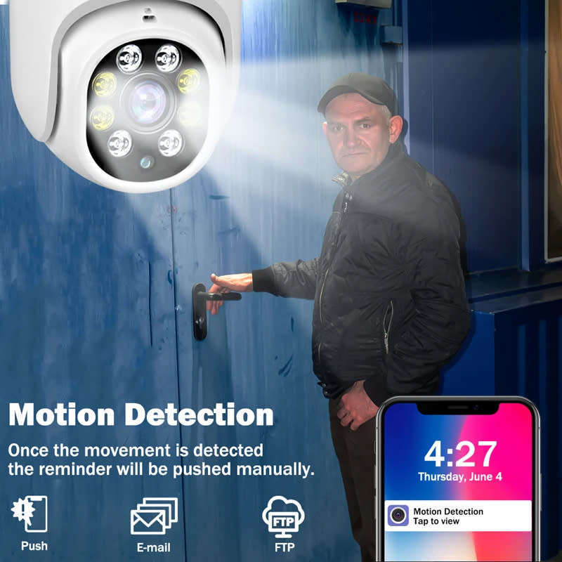 HD 1080P WiFi IP Camera Security Surveillance Two-Way Audio Waterproof Outdoor