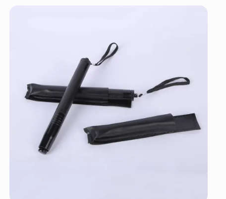 Self-defense Stick Black  Telescopic Stick With Storage Bag Self-defense Stick Bag