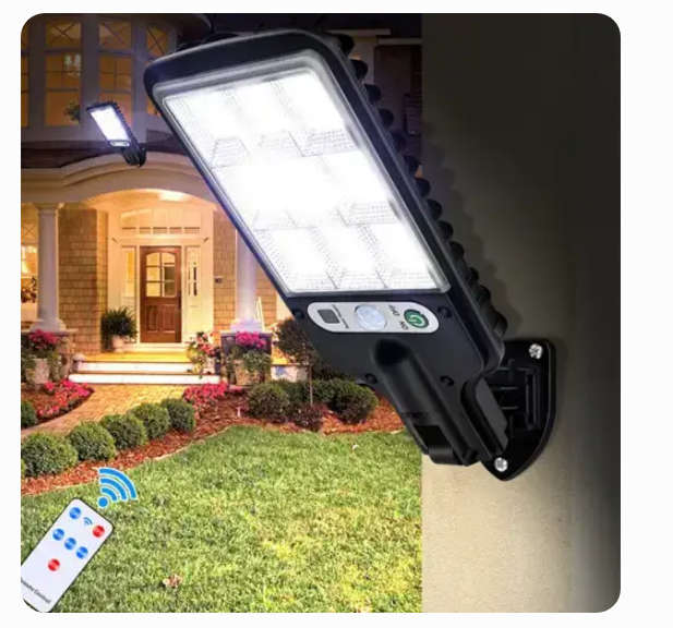 Outdoor Garden 108COB Wall Mounted Motion Sensor Light Solar Street Light
