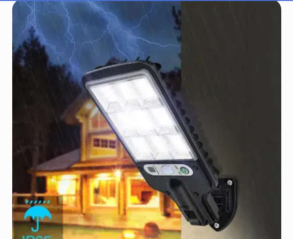 Outdoor Garden 108COB Wall Mounted Motion Sensor Light Solar Street Light