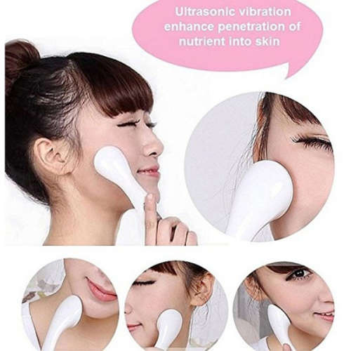 High Frequency Ultrasonic Facial Beauty Device Ionic Face Cleaner Wrinkle Removal Skin Lift Massager