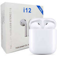 Buy i12 TWS WIRELESS Earphones with Charging Case i12 TWS WIRELESS Earphones with Charging Case