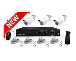 4 Channel HDMI AHD 1MP 1080P CCTV Kit