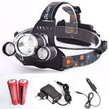 Rechargeable Headlamp T6 3 LED Headlight