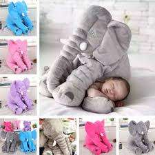 Baby Elephant Pillow (Grey)