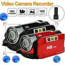 Digital Video Camcorder 1080P 2.7 Inches TFT LCD Screen 16X Zoom Camera Recorder