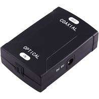 Digital Audio / Coaxial or Toslink Optical to RCA Audio Converter - 0.30kg