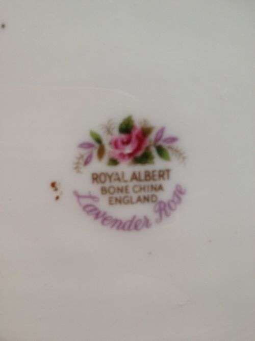 ROYAL ALBERT LAVENDER ROSE SANDWICH PLATE