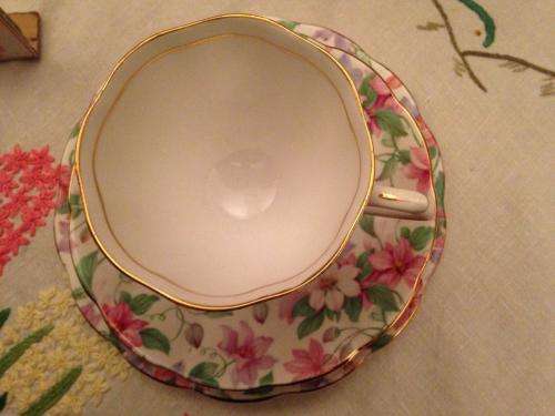 ROYAL ALBERT SUMMERGLORY CHINTZ TRIO