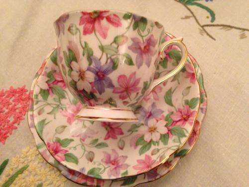 ROYAL ALBERT SUMMERGLORY CHINTZ TRIO