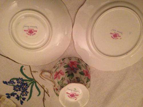 ROYAL ALBERT SUMMERGLORY CHINTZ TRIO