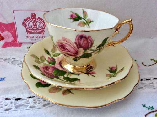 ROYAL ALBERT ENGLISH BEAUTY TEA TRIO