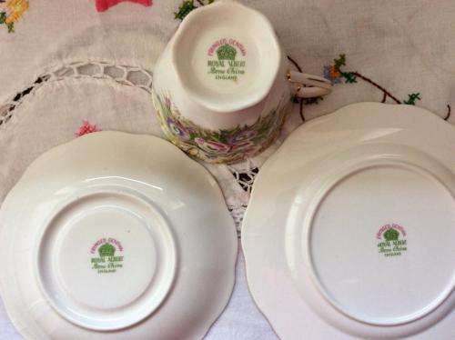 Royal Albert Fringed Genetian Trio