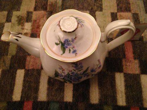 ROYAL ALBERT TEA FOR TWO--FORGET ME NOT BLUE