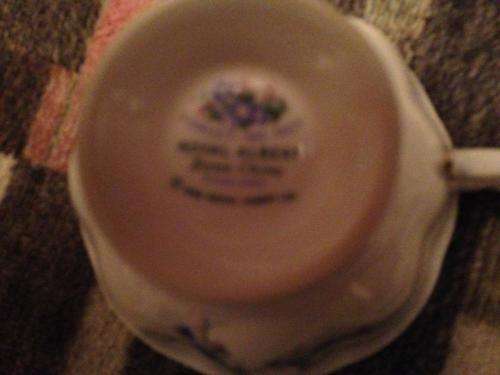 ROYAL ALBERT TEA FOR TWO--FORGET ME NOT BLUE