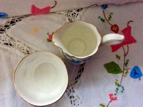 ROYAL A,BERT MORNING GLORY TEA FOR TWO SET