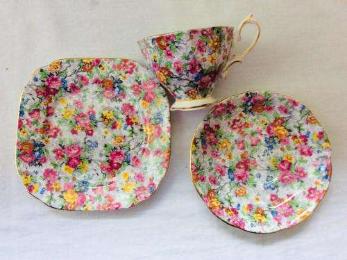 ROYAL  ALBERT CHINTZ TRIO