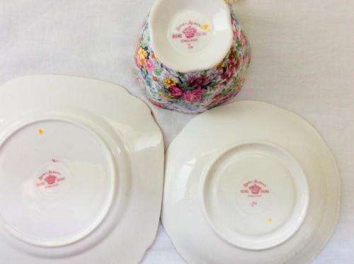ROYAL  ALBERT CHINTZ TRIO