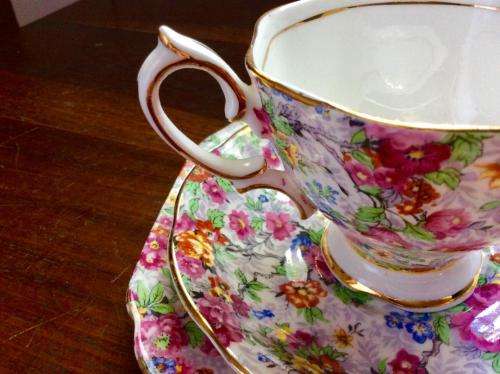 ROYAL  ALBERT CHINTZ TRIO