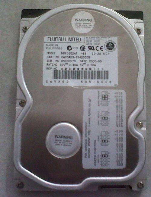 IDE Hard Drive 10gig Fujitsu