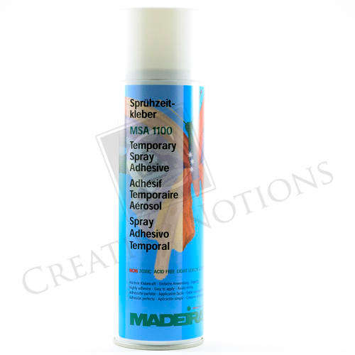 Madeira 1100 Temporary Spray Adhesive For All Sewing, Quilting, Patchwork & Embroidery Projects