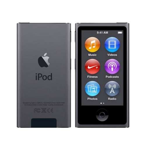 iPod Nano 7th Generation - Space Grey with bonus accessories