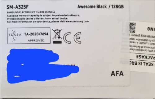 Samsung Galaxy A32 LTE Single Sim 128GB - Black