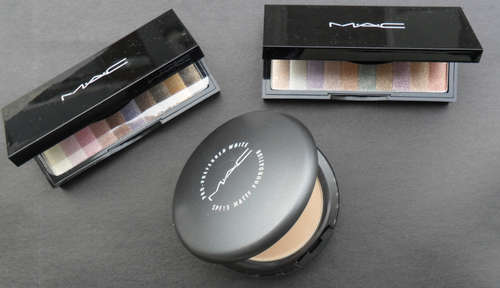 MAC 2 X10 EYESHADOWS & 1 MAC FOUNDATION PAYPAL ONLY FREE POSTAGE!
