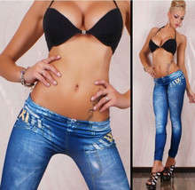 Sexy Jean Look Leggings Jeggings
