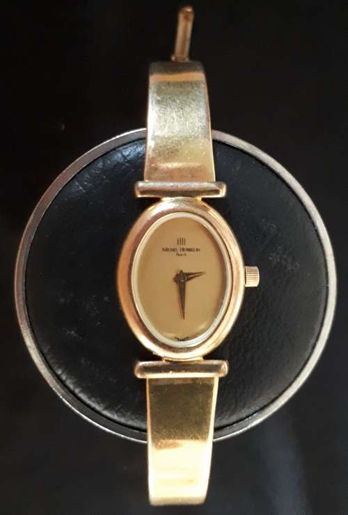 Michel Herbelin Gold plated ladies watch