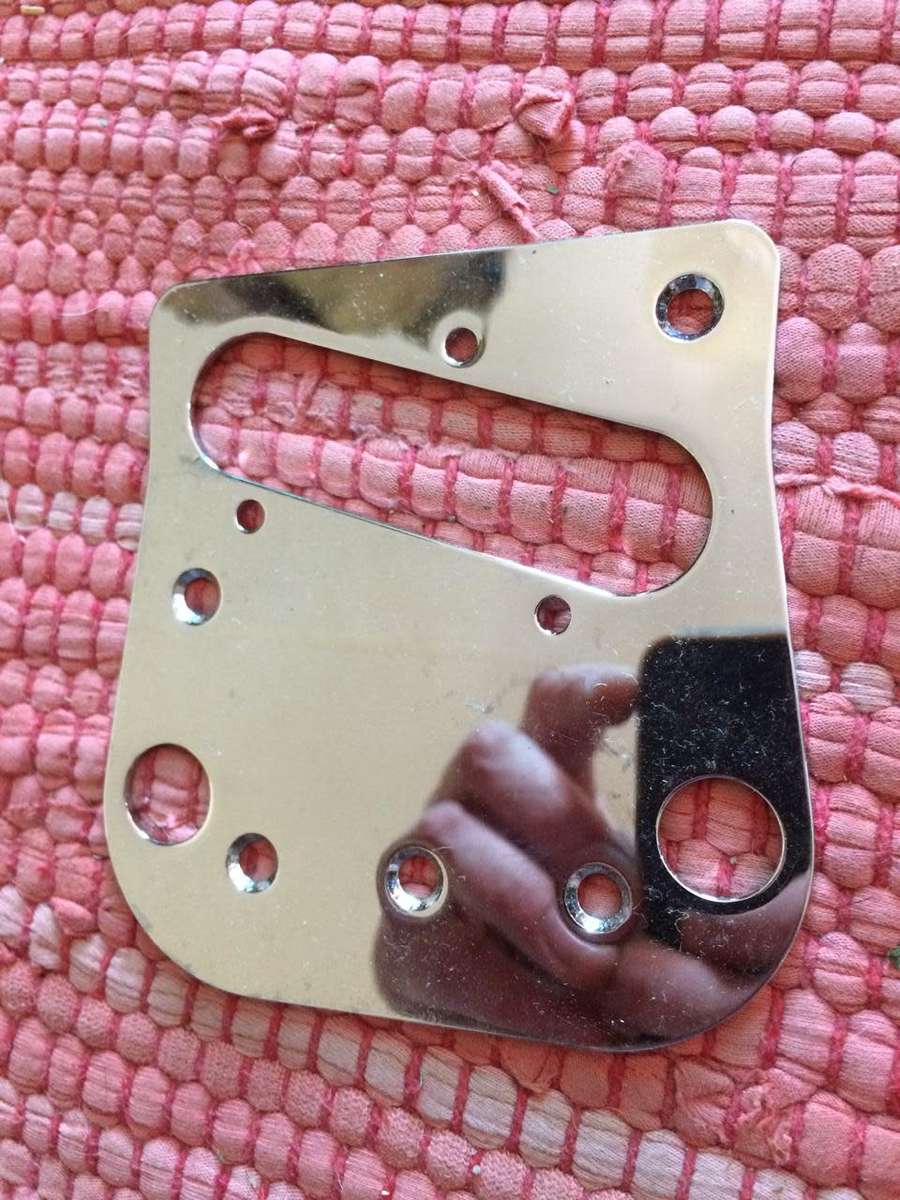 Telecaster Bridge Baseplate for Bigsby Installation