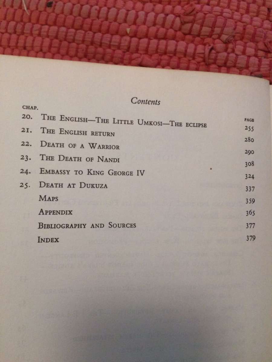 Shaka Zulu: The Rise of the Zulu Empire - EA Ritter / 1968 ed HARDCOVER