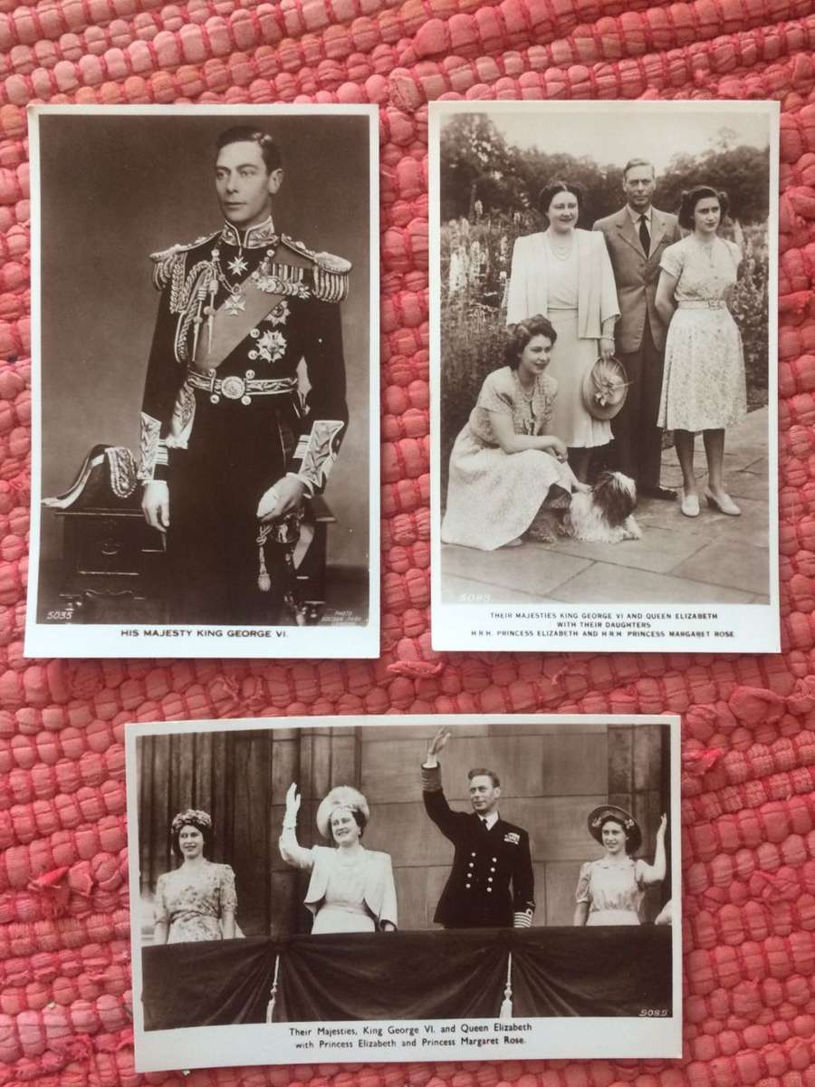 3x REAL PHOTOGRAPH Vintage ROYAL Postcards PRINTED IN GREAT BRITAIN UNUSED