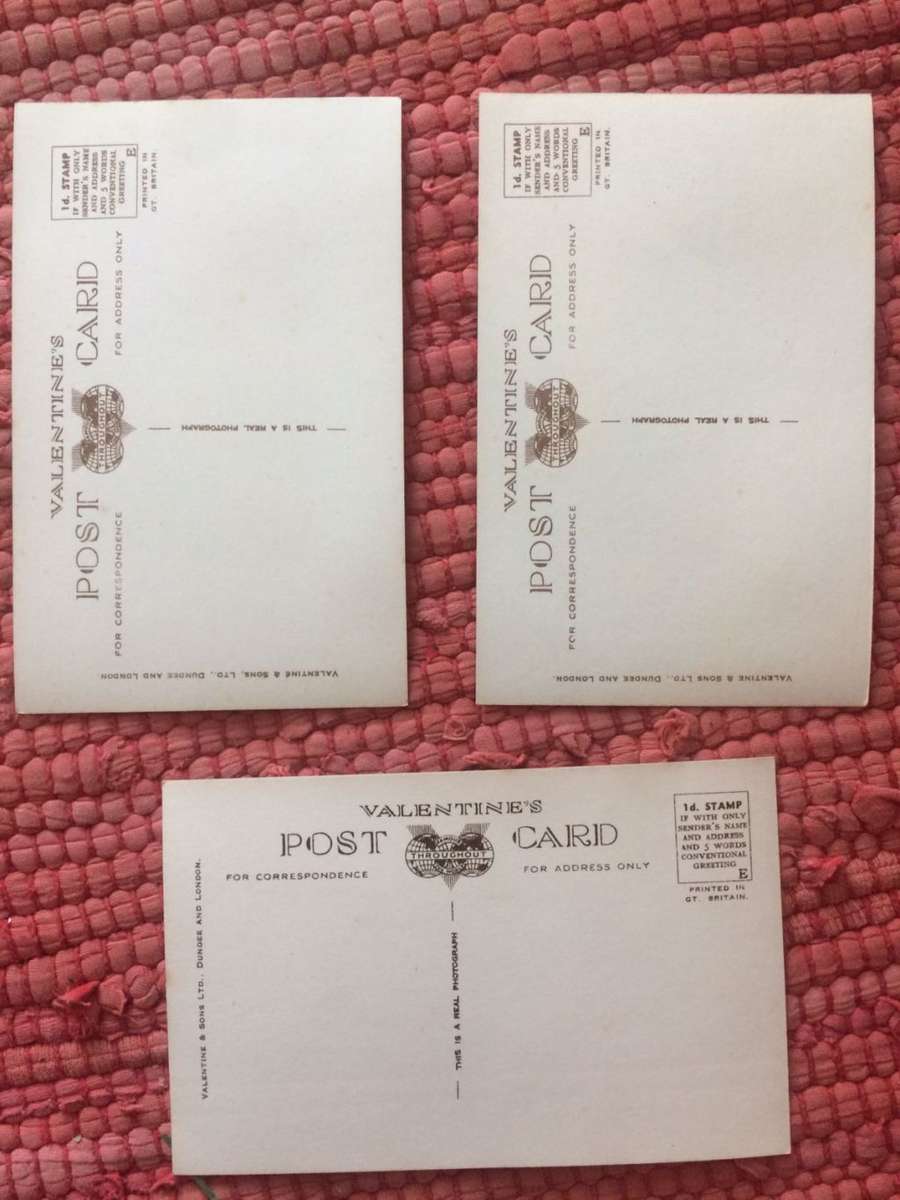 3x REAL PHOTOGRAPH Vintage ROYAL Postcards PRINTED IN GREAT BRITAIN UNUSED