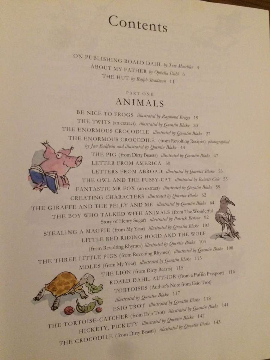 The Roald Dahl Treasury (1997 1st Edition Hardcover)