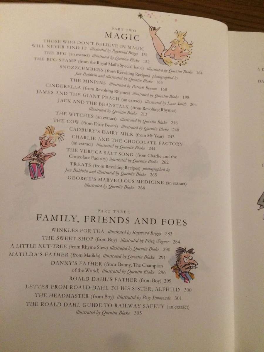 The Roald Dahl Treasury (1997 1st Edition Hardcover)