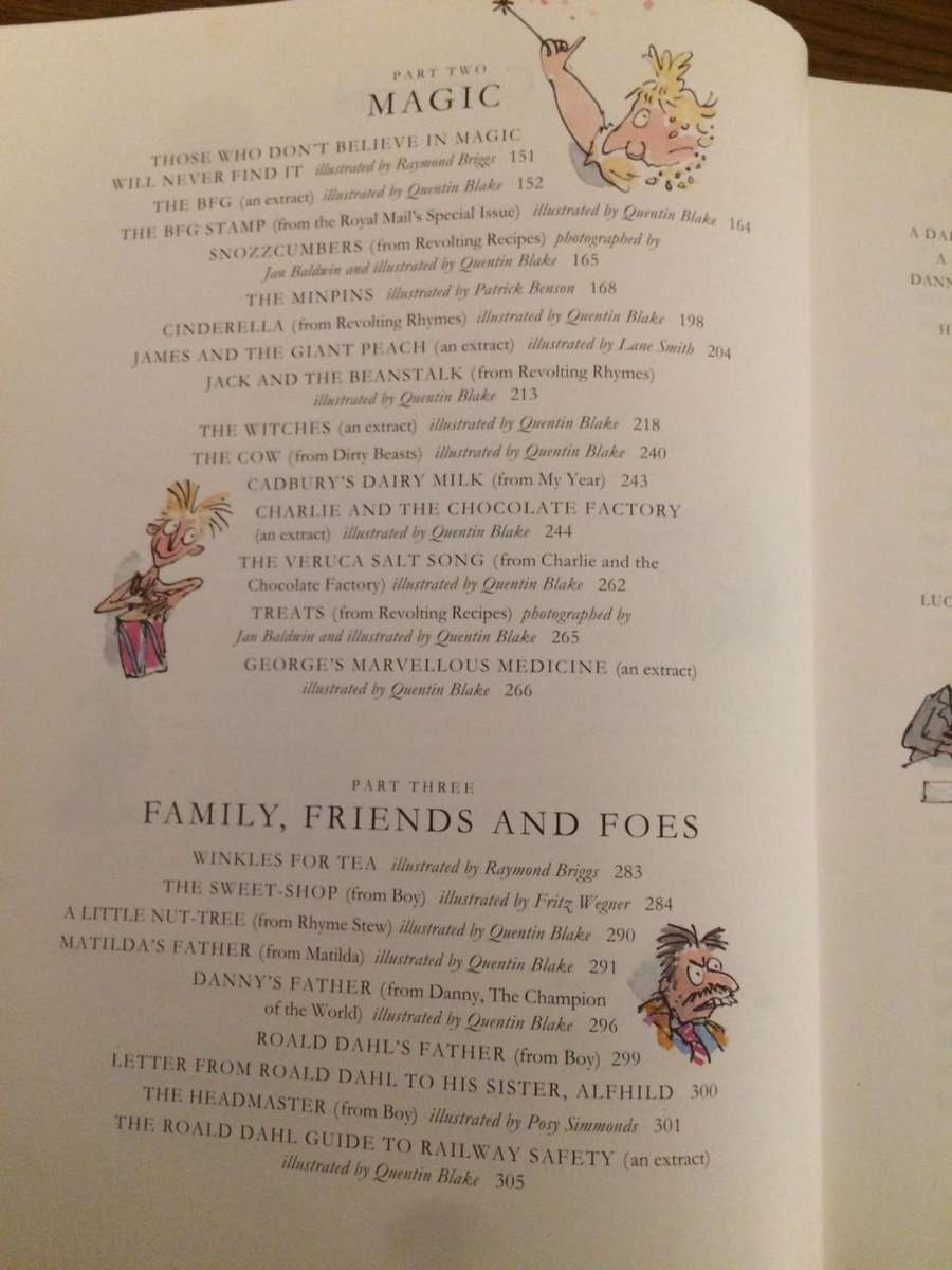 The Roald Dahl Treasury (1997 1st Edition Hardcover)